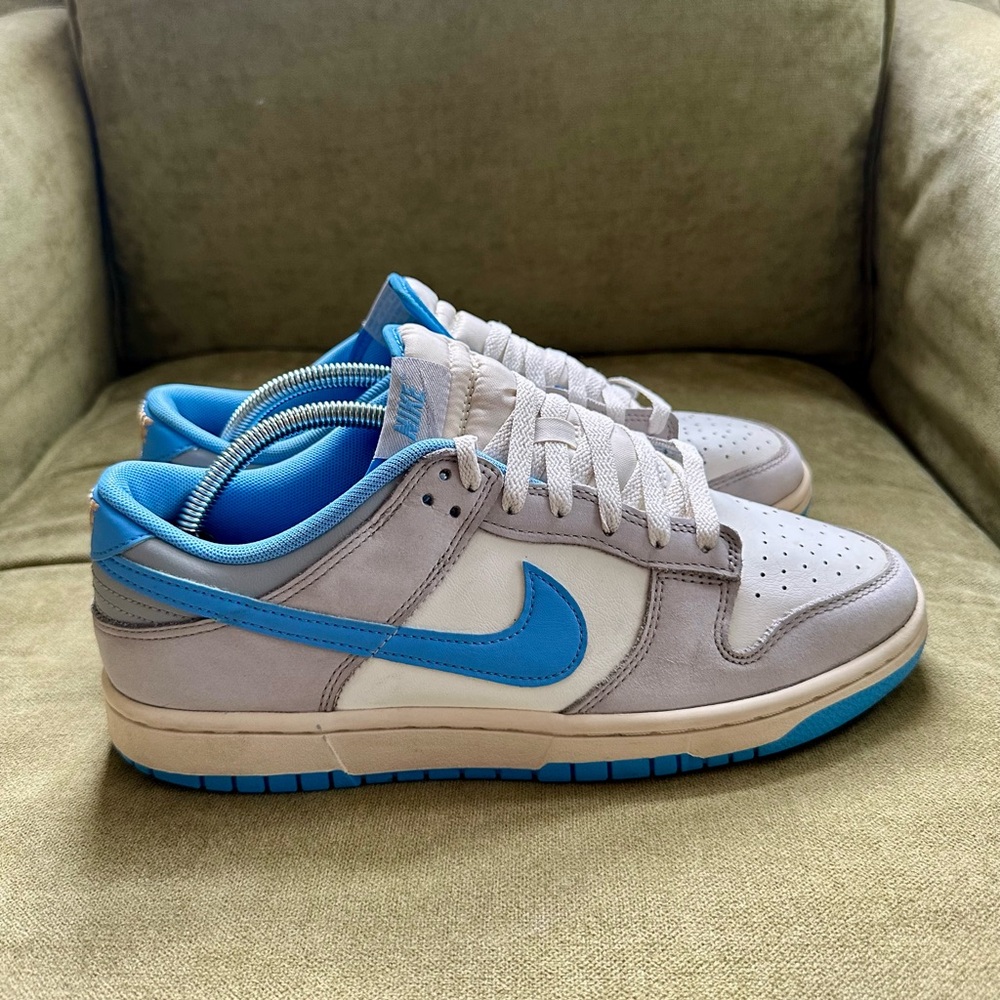 Nike Dunk Low Athletic Department “University Blue” Sneakers 👟💙🩶